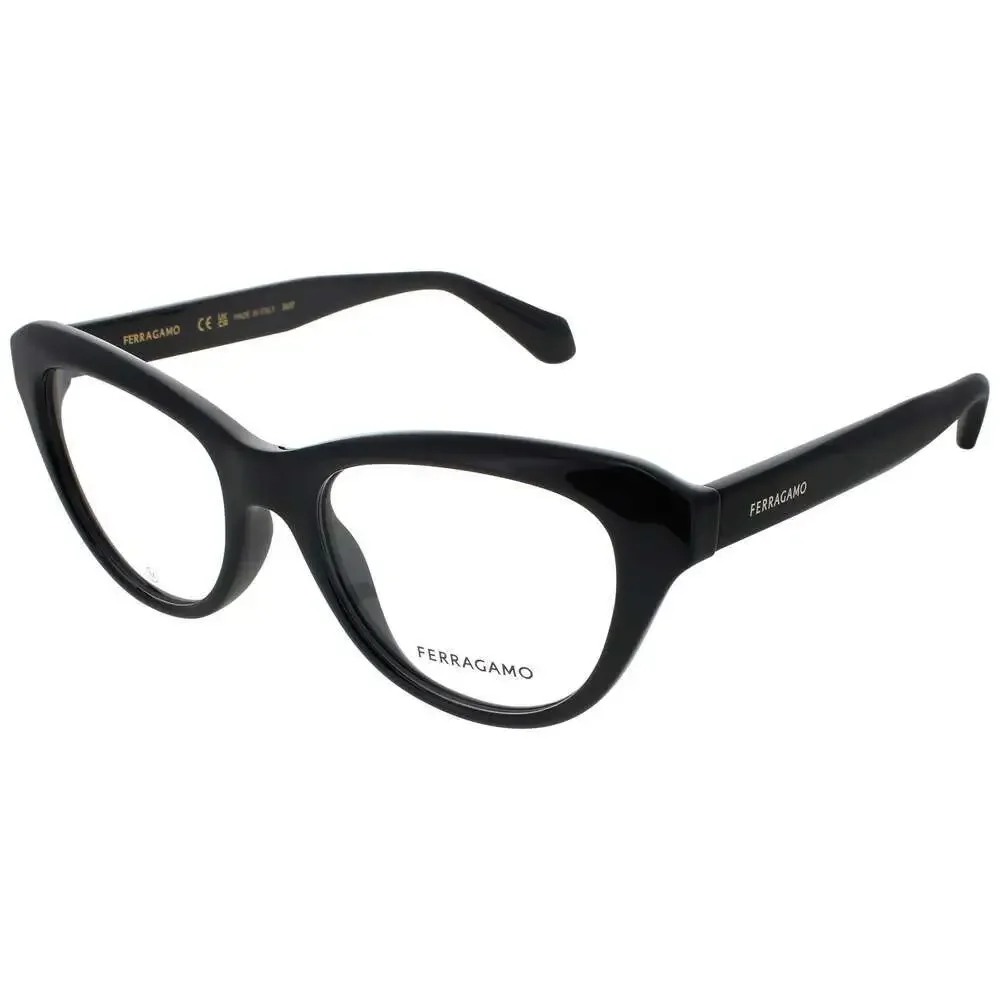 NWT Salvatore Ferragamo SF2989E Black 51mm Eyeglasses